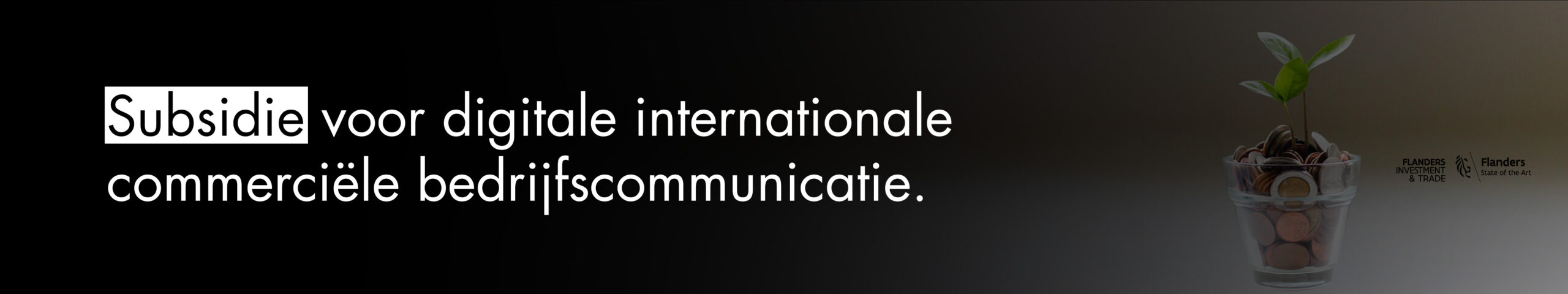FIT-Subsidie voor digitale internationale commerciële bedrijfscommunicatie.